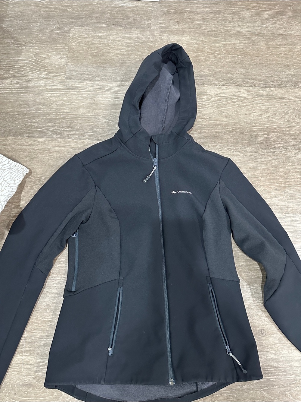Quechua Women's Black Hooded Softshell